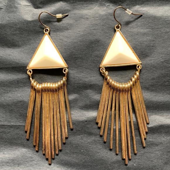 Triangle bohemian Earrings - Picture 1 of 3